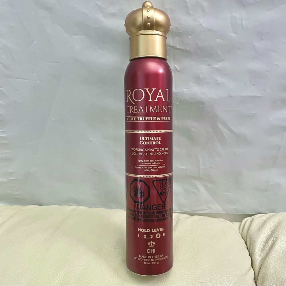 CHI Royal Treatment Ultimate Control White Truffle Pearl Working Spray 10oz